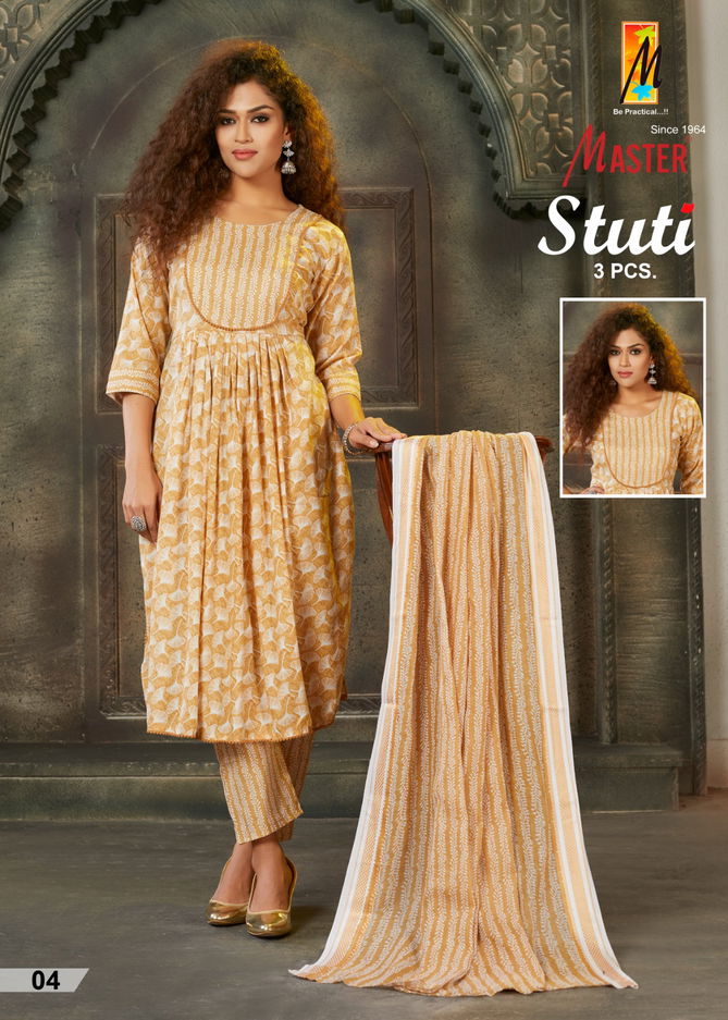 Stuti Two Tone By Master Printed Readymade Suits Catalog
